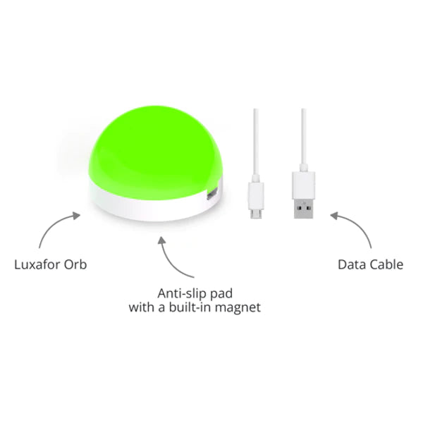 Luxafor Orb Busylight blanco con cable, sin fondo
